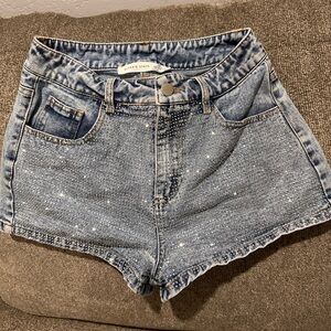 Altar’d State Denim Studded Shorts